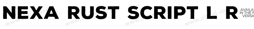 Nexa Rust Script L R字体转换